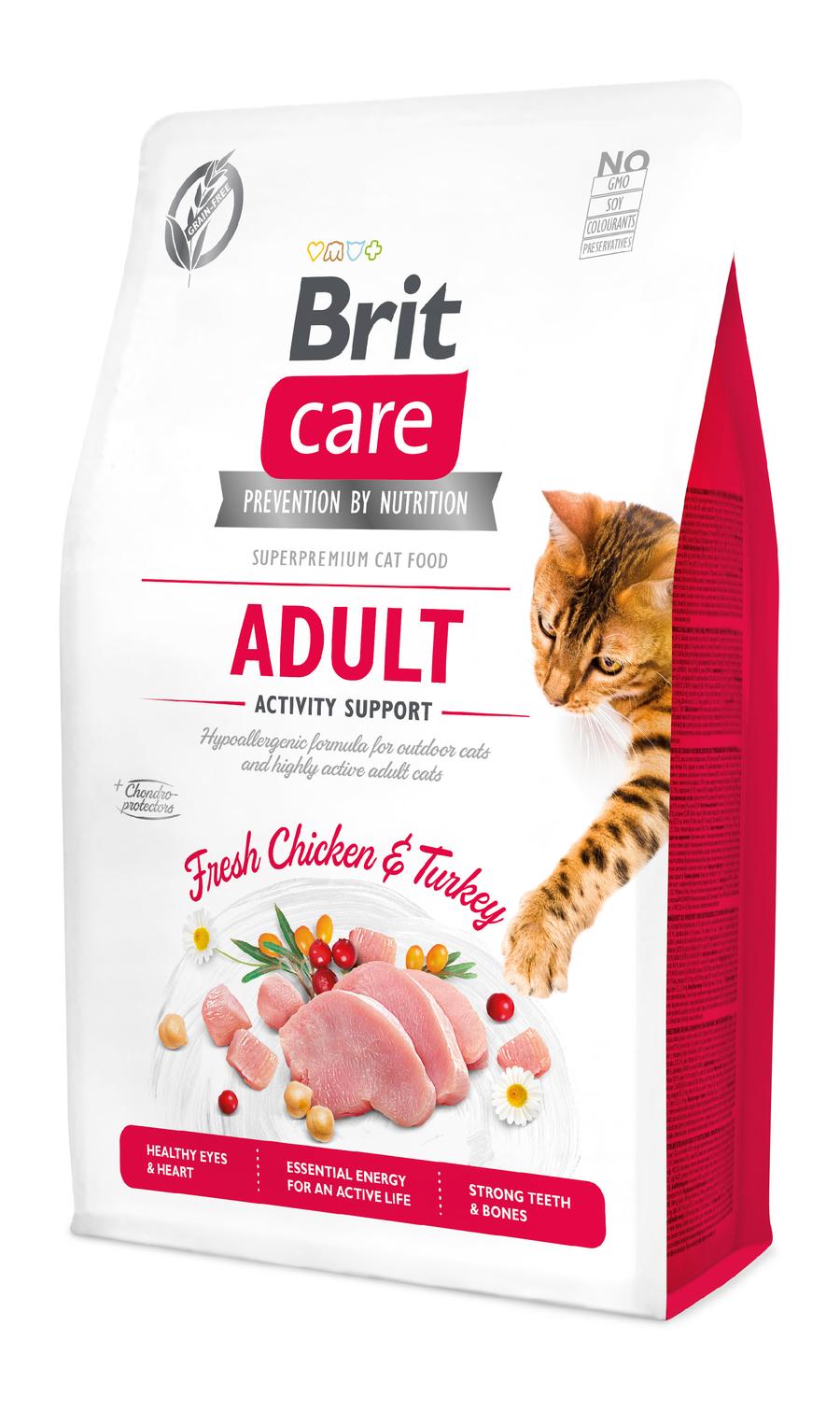 Brit Care Cat Grain-Free Adult Activity Support 2kg