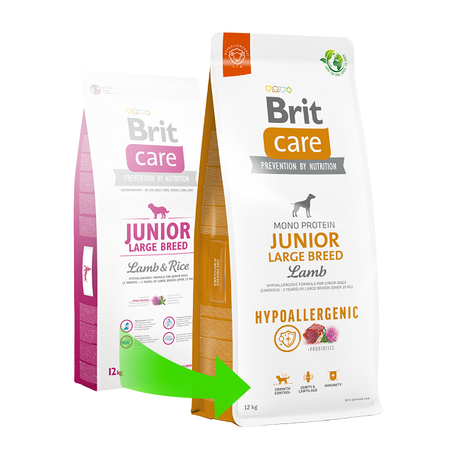 Brit Care Dog Hypoallergenic Junior Large Breed 1kg