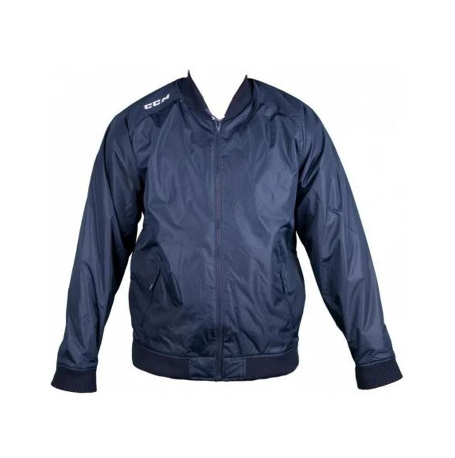 Bunda CCM Bomber Jacket SR, tmavě modrá, Senior, M