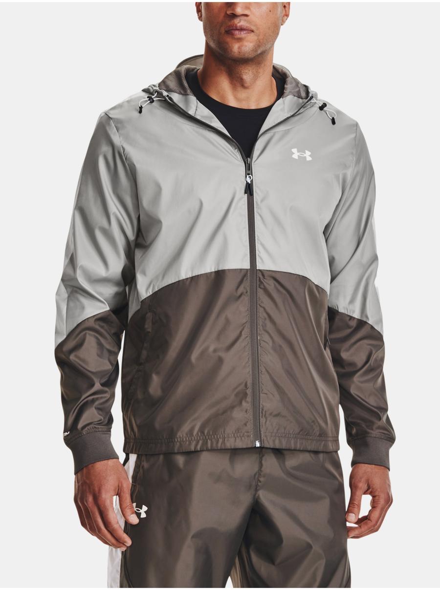 Bunda Under Armour UA Legacy Windbreaker - hnědá