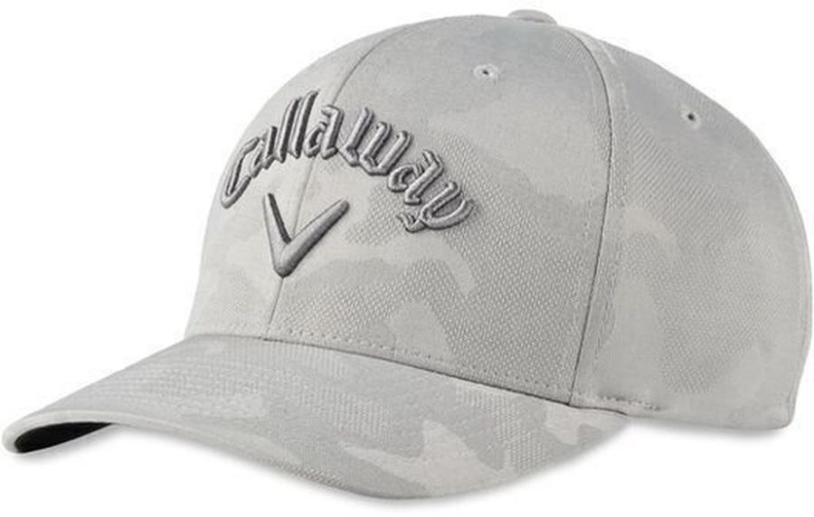 Callaway Camo Snapback Cap Grey