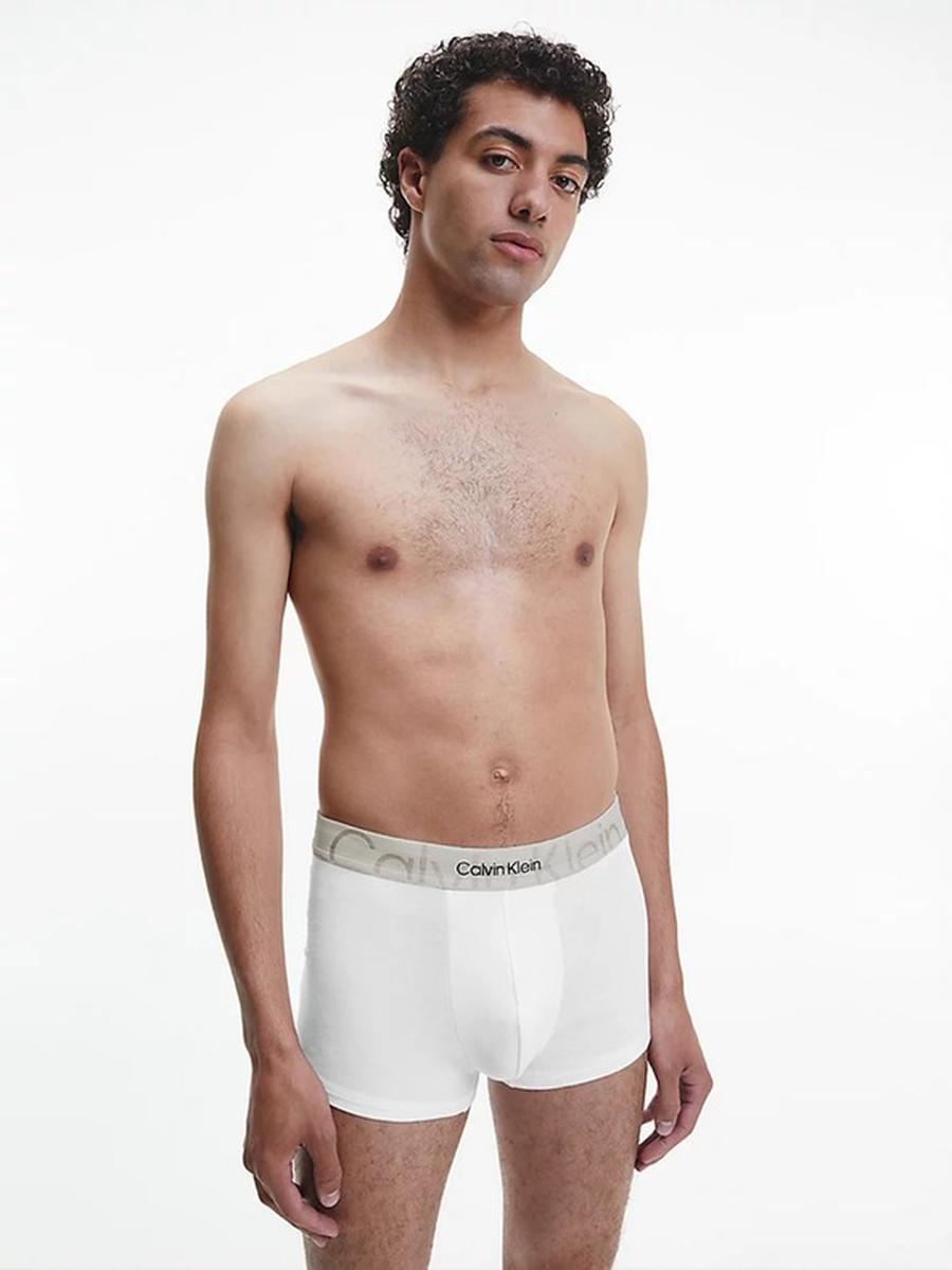 Calvin Klein Underwear Embossed Icon Boxerky Bílá