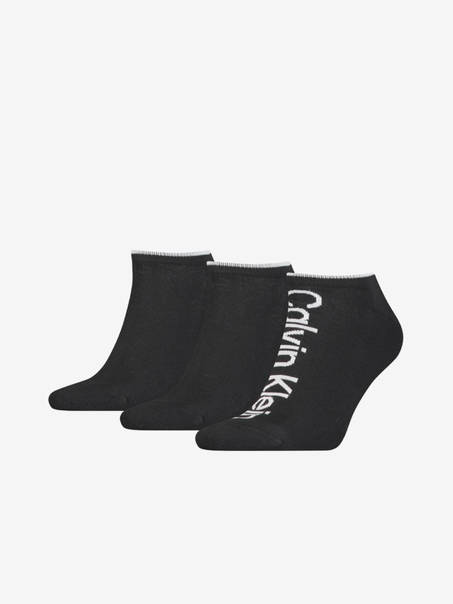 Calvin Klein Underwear Ponožky 3 páry Černá