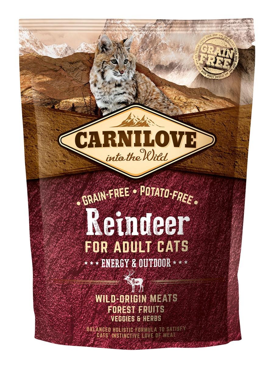 Carnilove Cat Grain Free Reindeer Adult Energy&Outdoor 400g