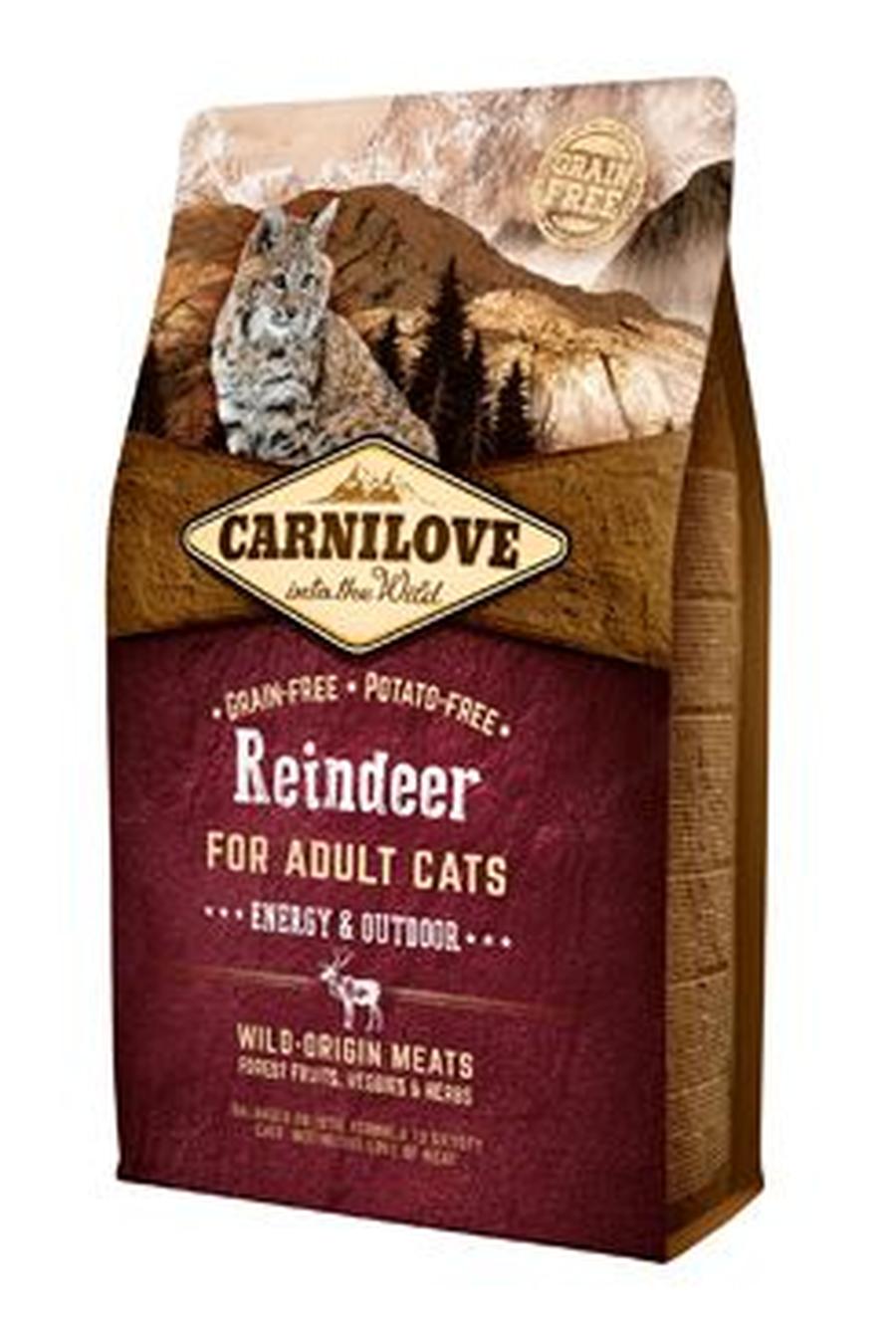 Carnilove Cat Reindeer for Adult Energy a Outdoor 2 kg