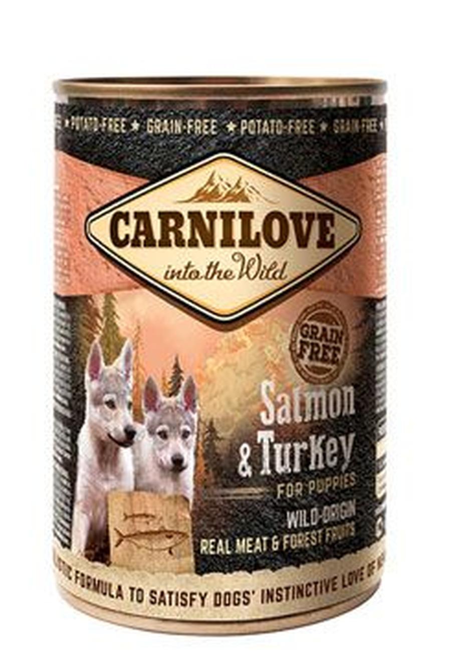 Carnilove Dog Wild Meat Salmon a Turkey for Puppies 400 g