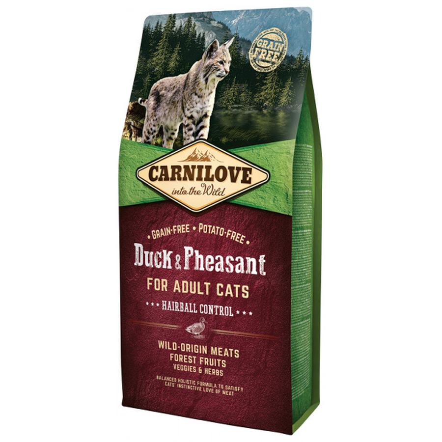 Carnilove Duck and Pheasant Adult Cats–Hairball Control 6kg