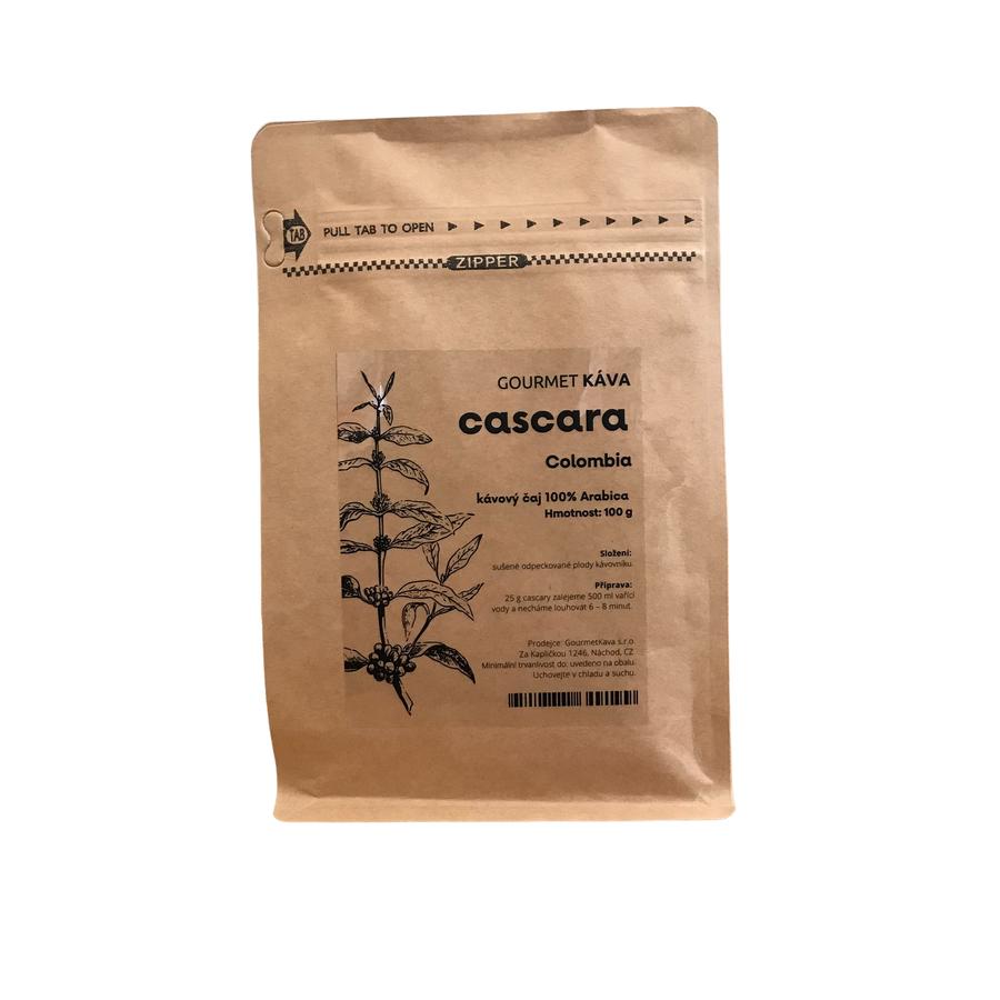 Cascara Kolumbie, kávový čaj, 100g,Cascara Kolumbie, kávový čaj, 100g