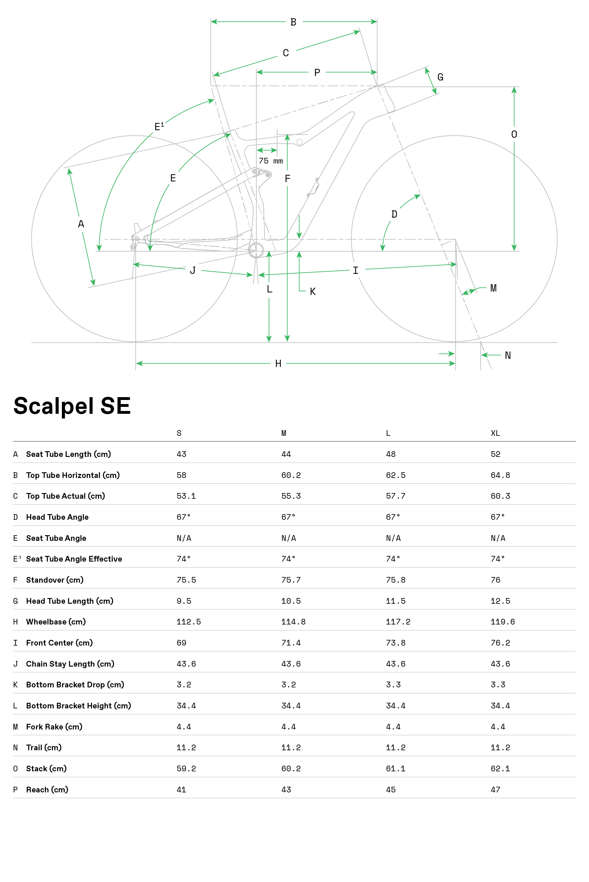 Celoodpružené horské kolo Cannondale Scalpel Carbon SE 2 bio lime L