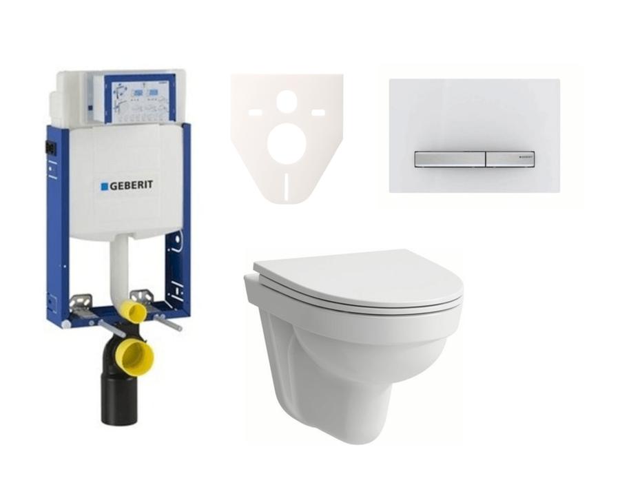 Cenově zvýhodněný závěsný WC set Geberit k zazdění + WC Laufen Laufen Pro Nordic SIKOGE2H8