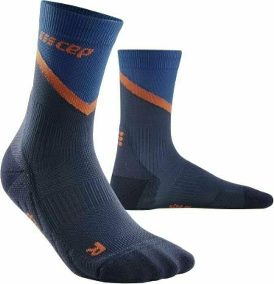 CEP WP2C1 Chevron Compression Socks Mid Cut Peacoat/Blue V