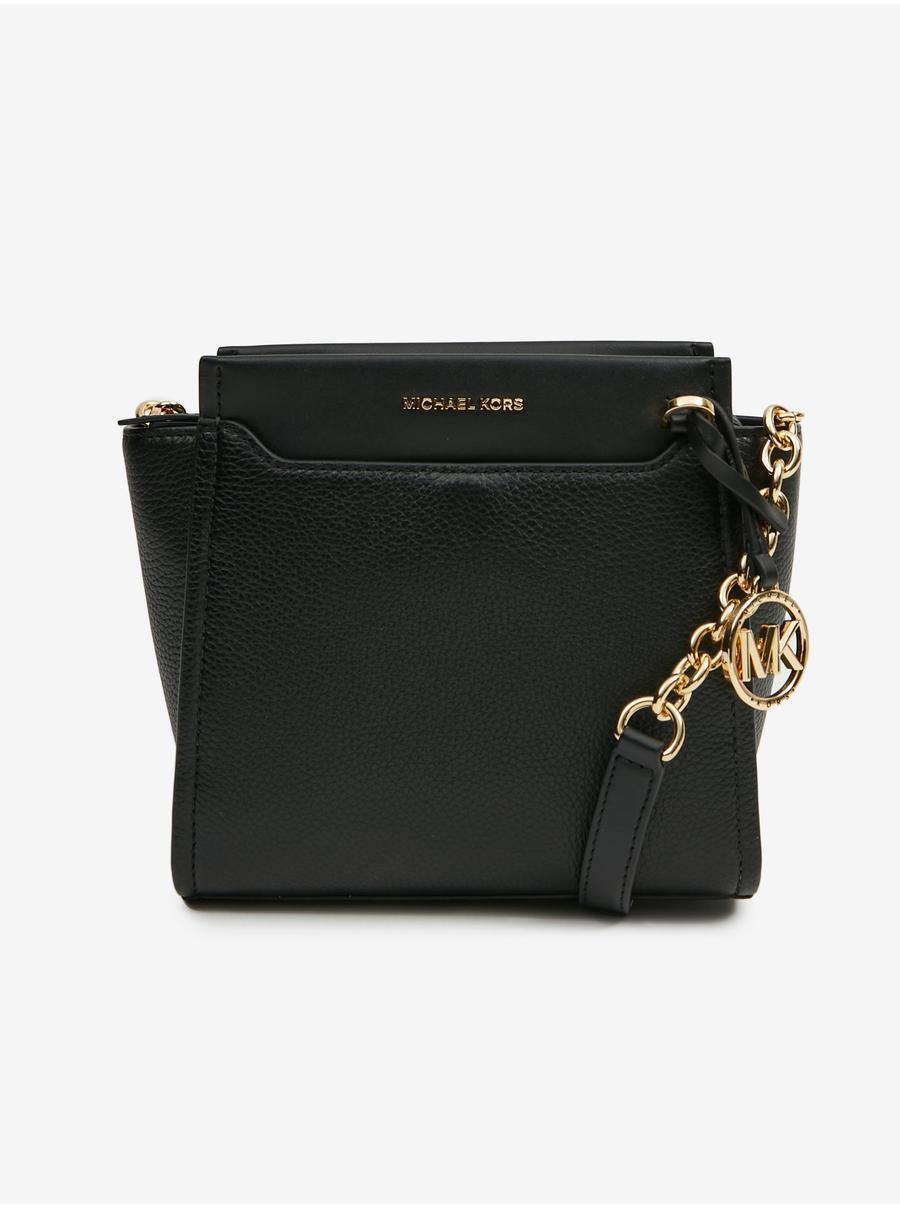 Černá dámská kožená crossbody kabelka Michael Kors