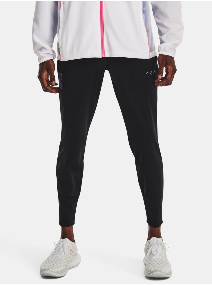 Černé pánské kalhoty Under Armour UA RUN ANYWHERE PANT