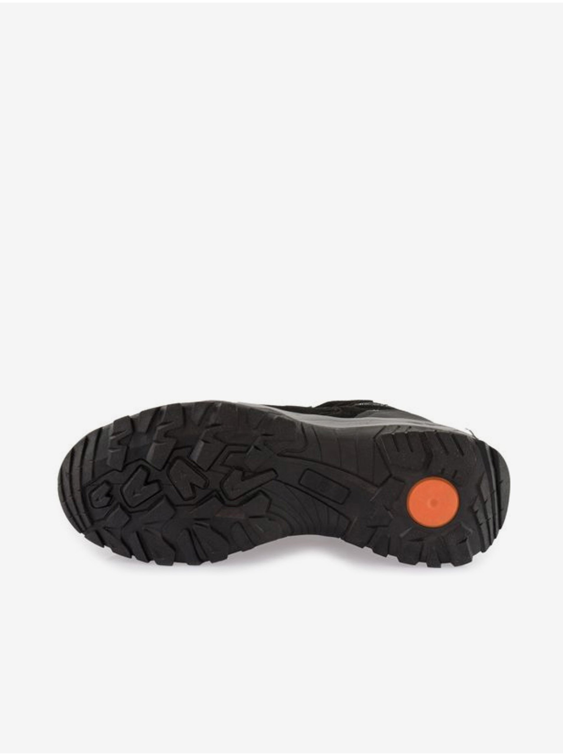 Černé semišové kotníkové outdoorové boty ALPINE PRO Rommos