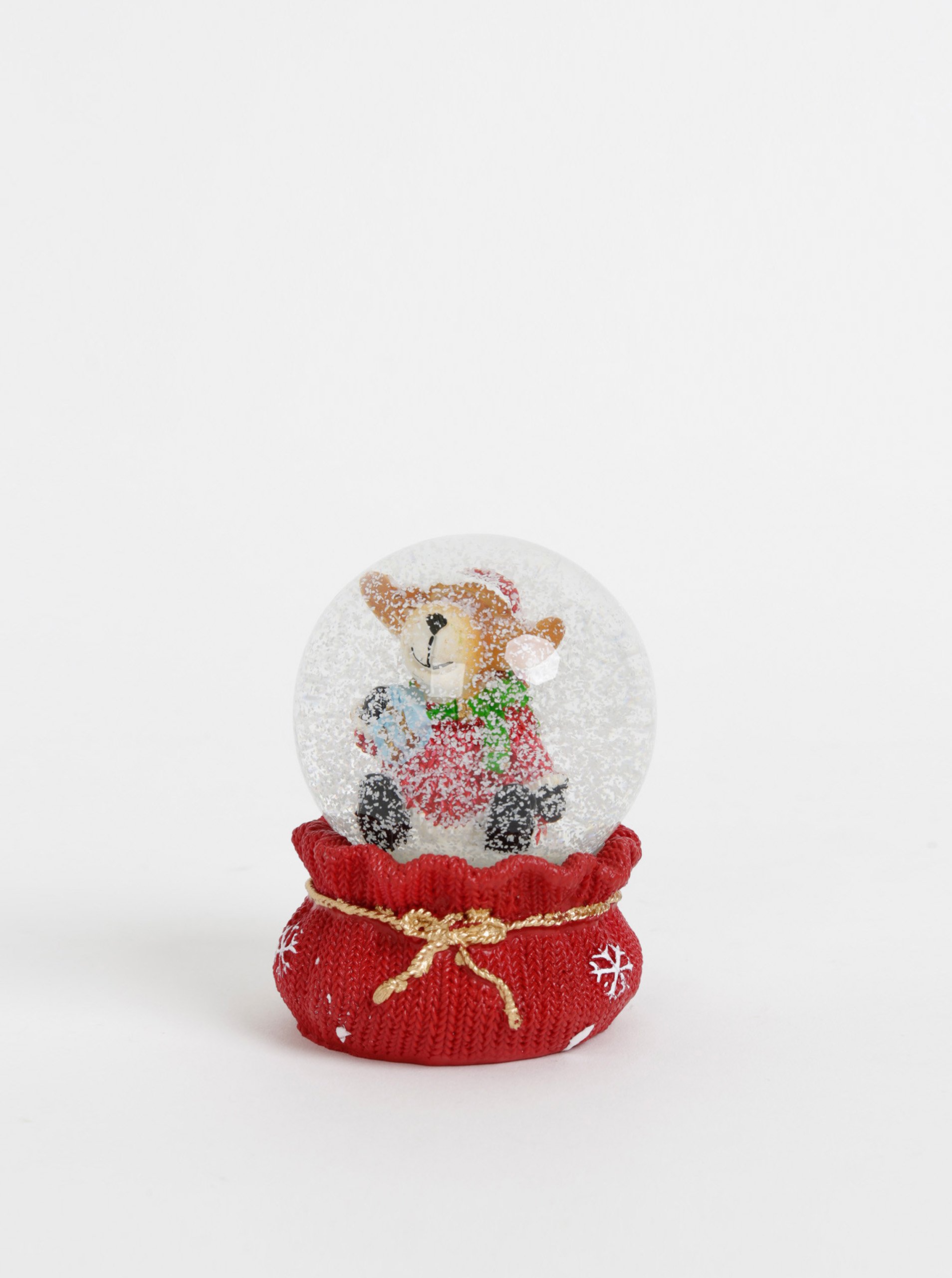 Červené sněžítko s vánočním motivem Dakls