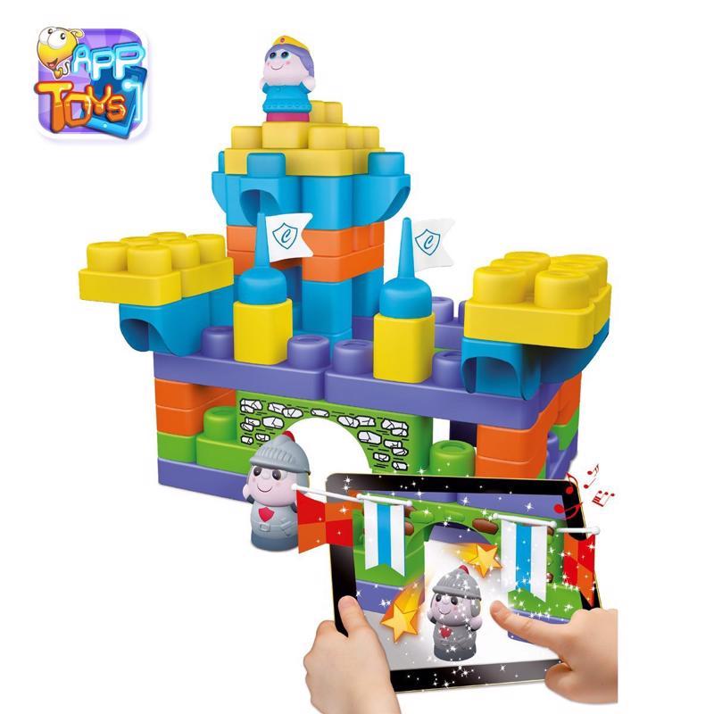 CHICCO Hračka stavebnice App Toys 70 ks - Hrad 1+