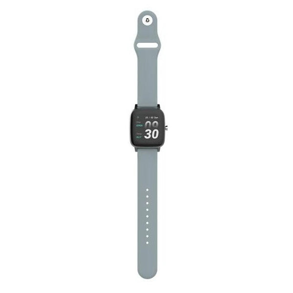 Chytré hodinky Vivax Life Fit, silikonový řemínek, šedá