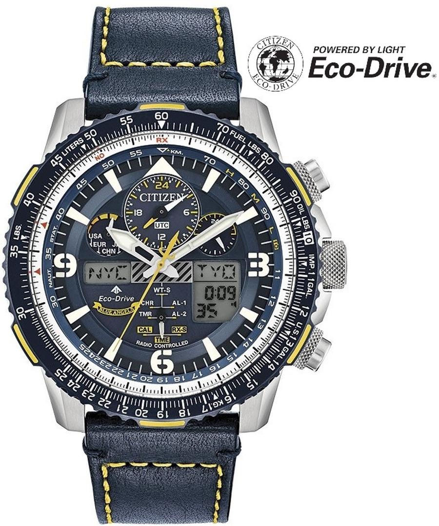 Citizen Promaster Skyhawk A-T Blue Angels Eco-Drive Radio Controlled JY8078-01L