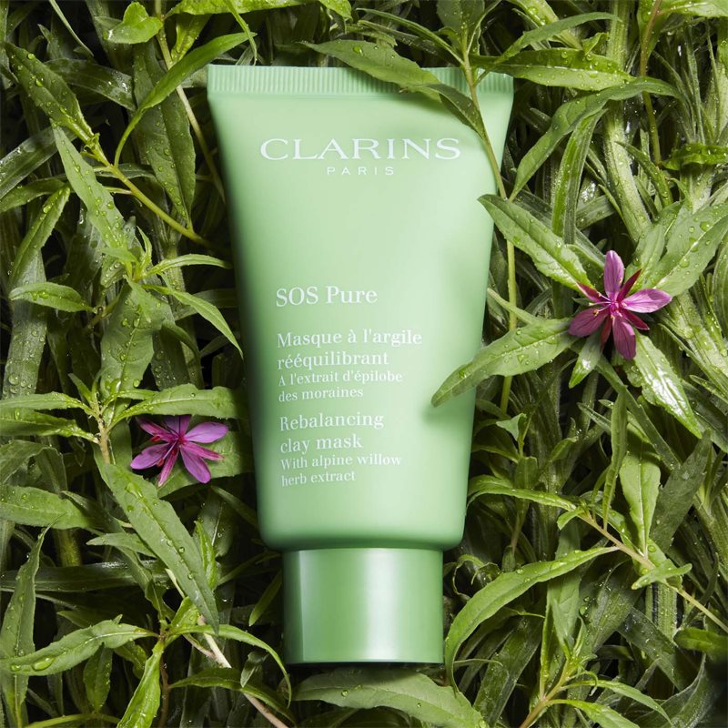 Clarins SOS Pure Rebalancing Clay Mask jílová maska pro smíšenou až mastnou pokožku 75 ml