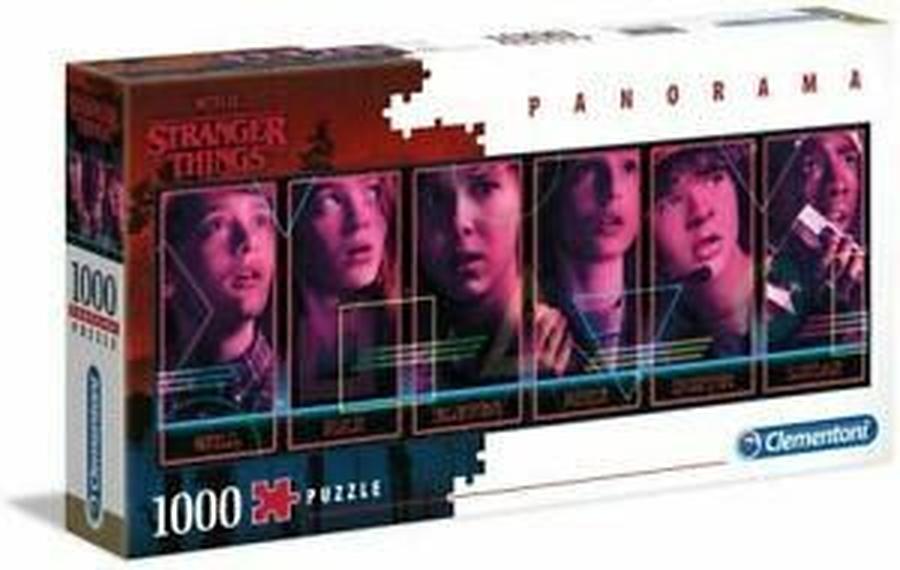 Clementoni Puzzle Panorama - Stranger things 1000 dílků