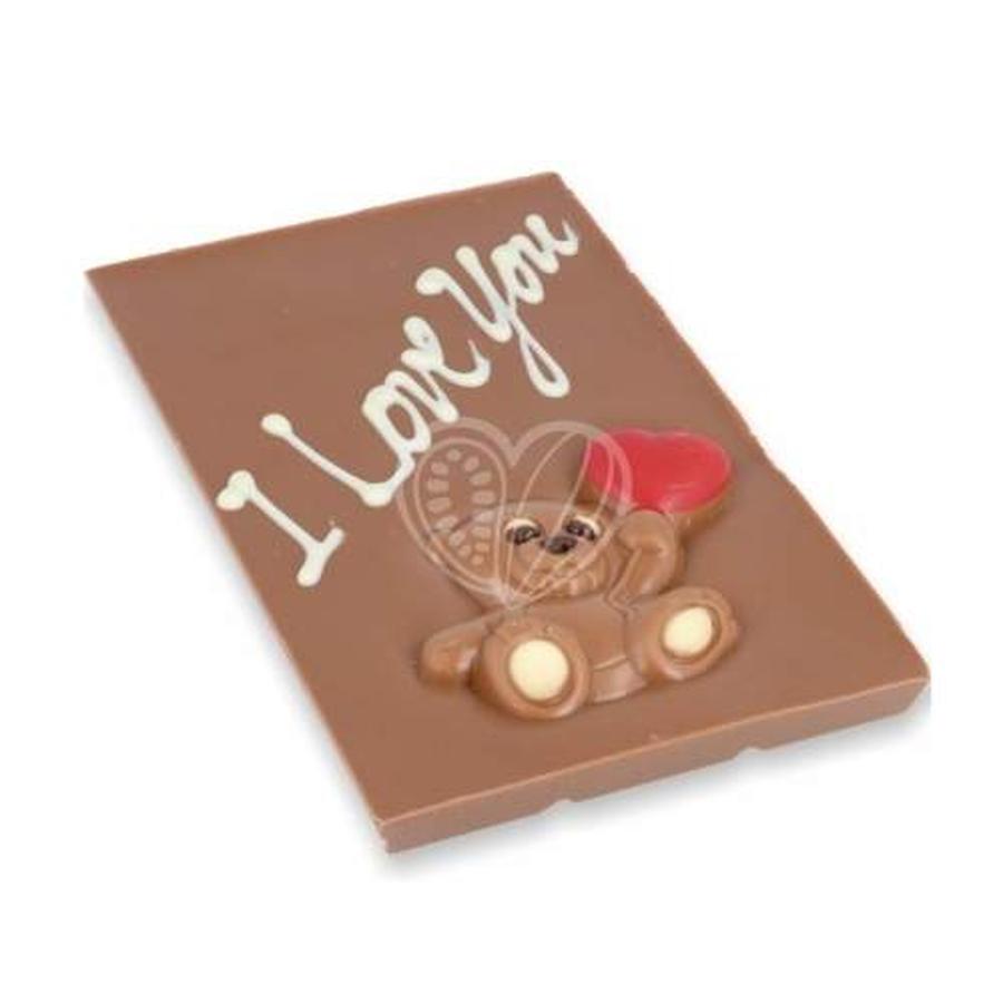 Čokoláda mléčná I LOVE YOU Medvěd CHOCOTOPIA 115g