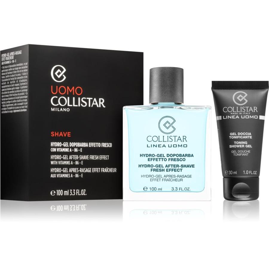 Collistar Uomo Hydro-Gel After-Shave Fresh Effect dárková sada pro muže 100 ml