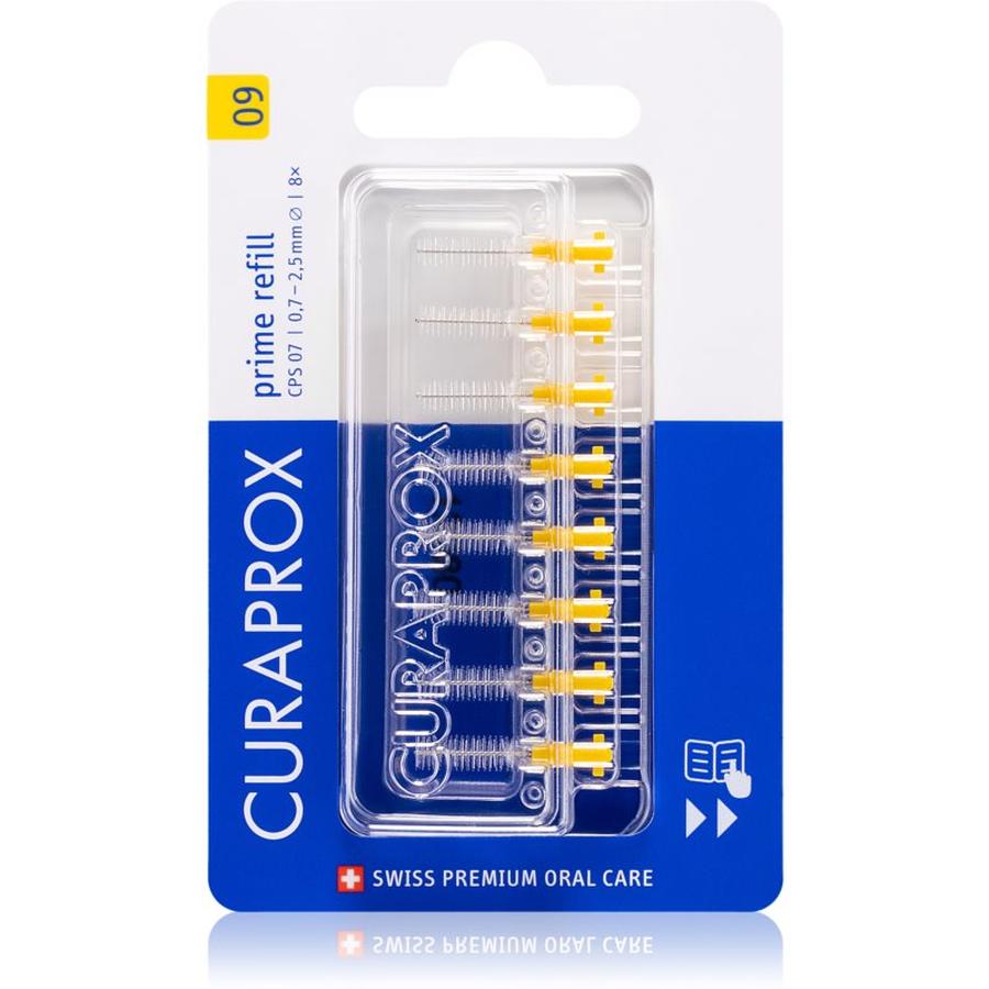 Curaprox Prime Refill náhradní mezizubní kartáčky v blistru CPS 09 0,9 - 4,0 mm 8 ks