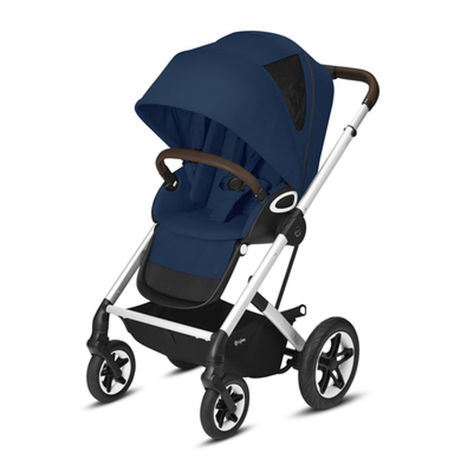 Cybex GOLD Kočárek Talos S Lux Silver Navy Blue