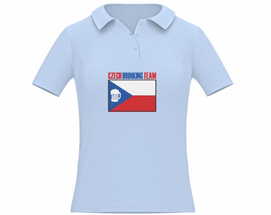 Czech drinking team Dámská polokošile