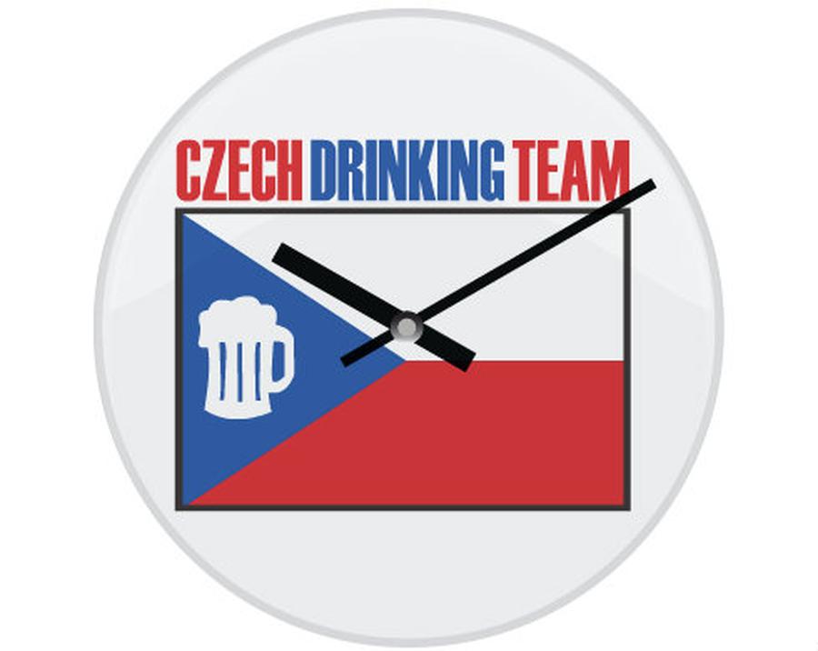 Czech drinking team Hodiny skleněné