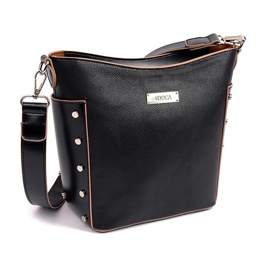 Dámská crossbody kabelka Doca 14704 - černá