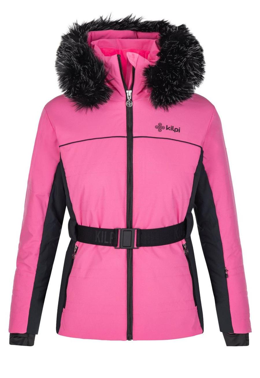 Dámská lyžařská bunda Kilpi CARRIE-W růžová XXL