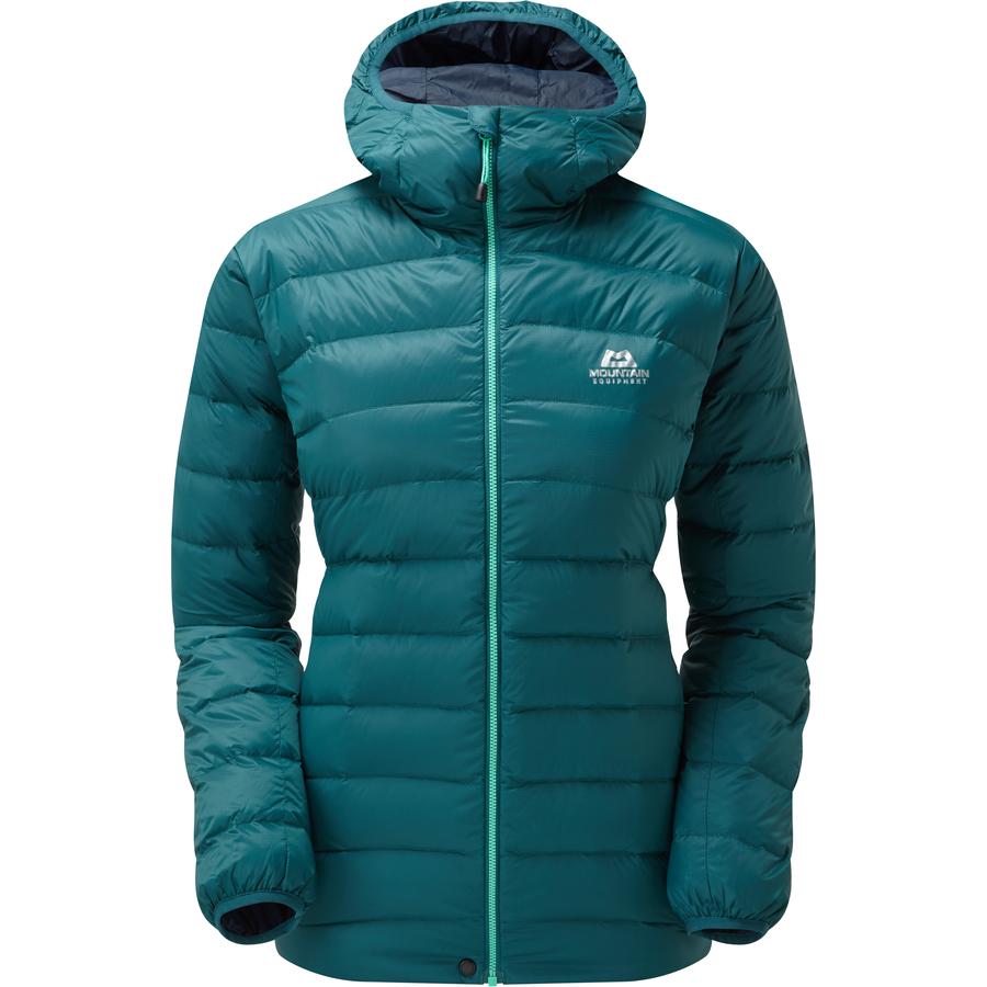 Dámská péřová bunda MOUNTAIN EQUIPMENT W's Frostline Hooded Jacket Deep Teal S