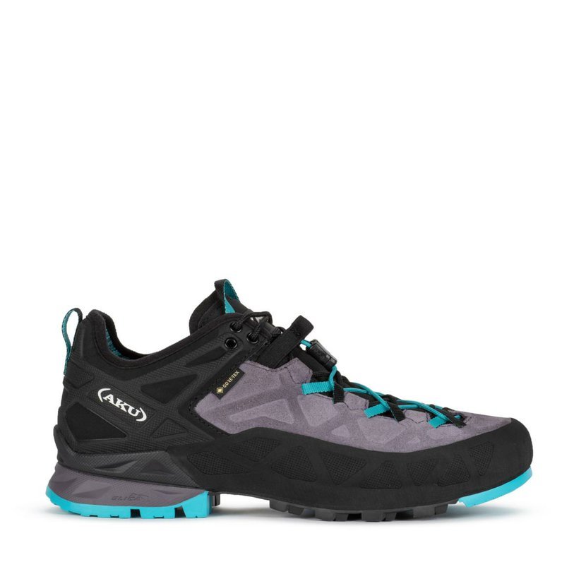 Dámské boty AKU Rock DFS GTX W's grey/turquoise 6,5UK