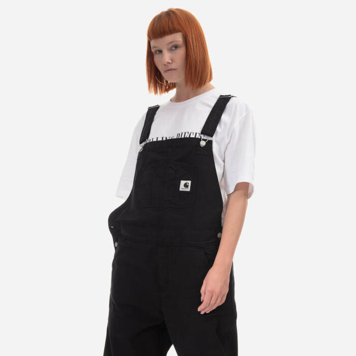 Dámské kombinézy Carhartt WIP W ' Bib overall Straight I026561 BLACK