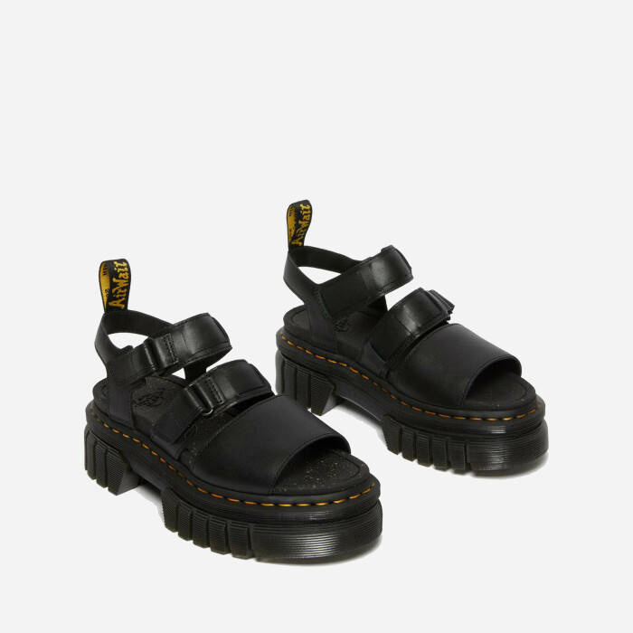 Dámské sandály Dr. Martens Ricki Nappa Lux Leather 3-Strap Platform Sandals 27405001