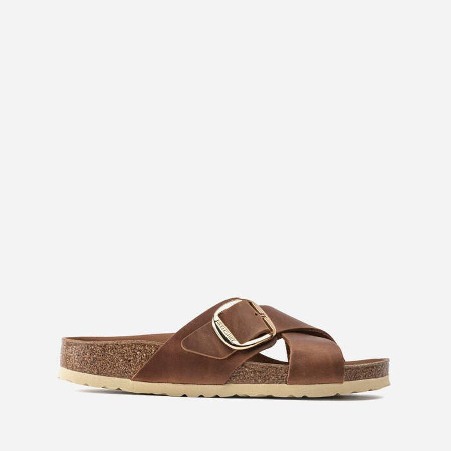 Dámské žabky Birkenstock Siena Big Buckle Leo 1020165