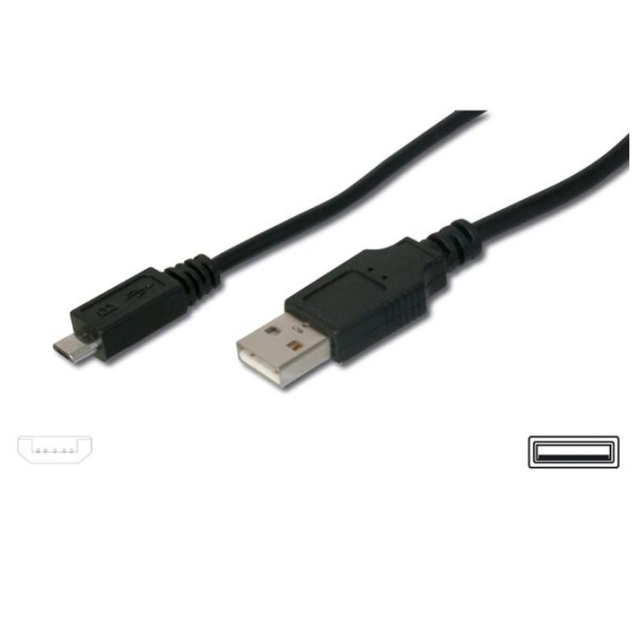 Datový kabel USB/microUSB PremiumCord 2m černý