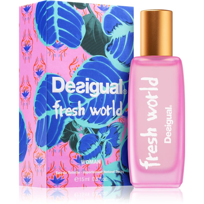 Desigual Fresh World toaletní voda pro ženy 15 ml