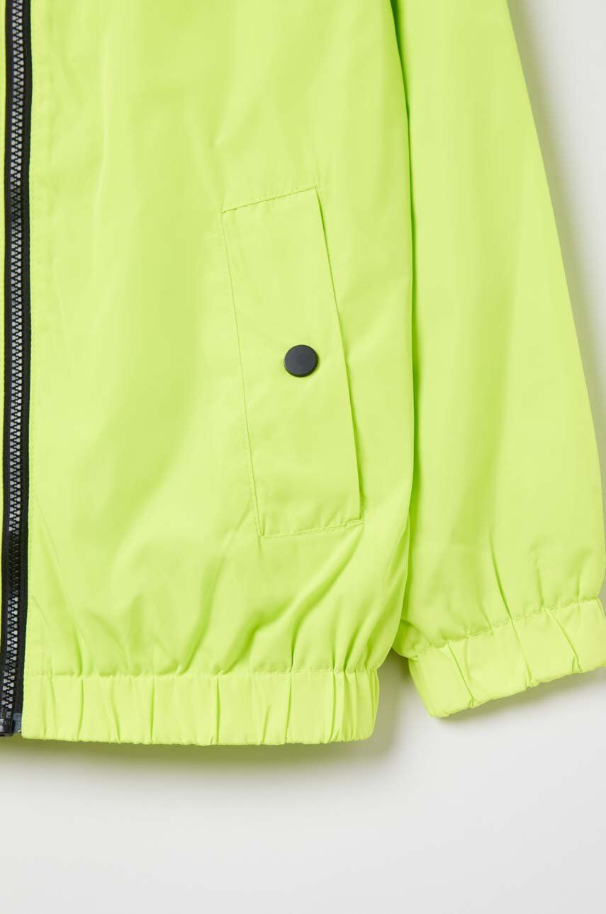Dětská bunda OVS zelená barva