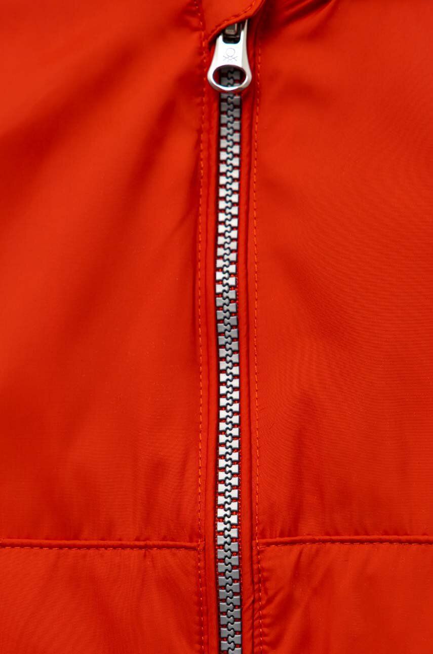 Dětská bunda United Colors of Benetton červená barva
