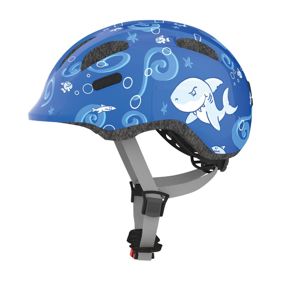 Dětská cyklo přilba Abus Smiley 2.0  Blue Sharky  S