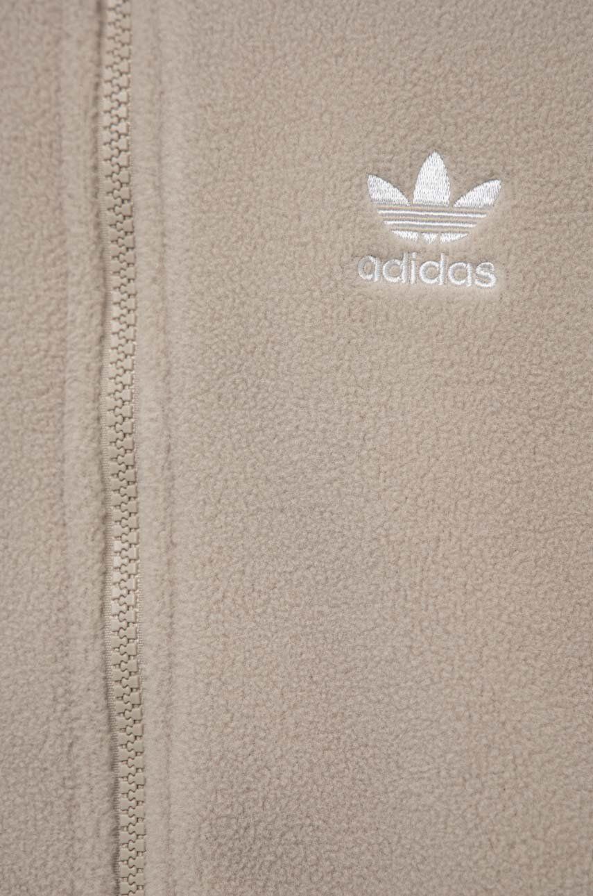 Dětská mikina adidas Originals béžová barva