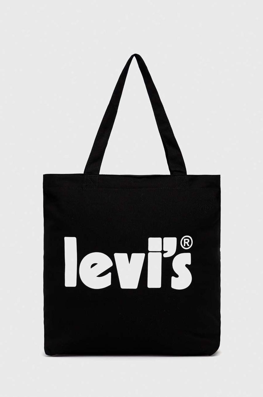 Dětská taška Levi's černá barva