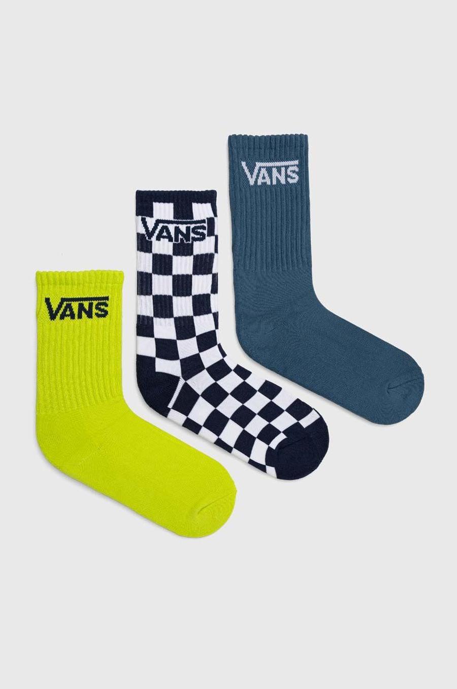 Dětské ponožky Vans BY CLASSIC CREW BOYS EVENING PRIMROS 3-pack