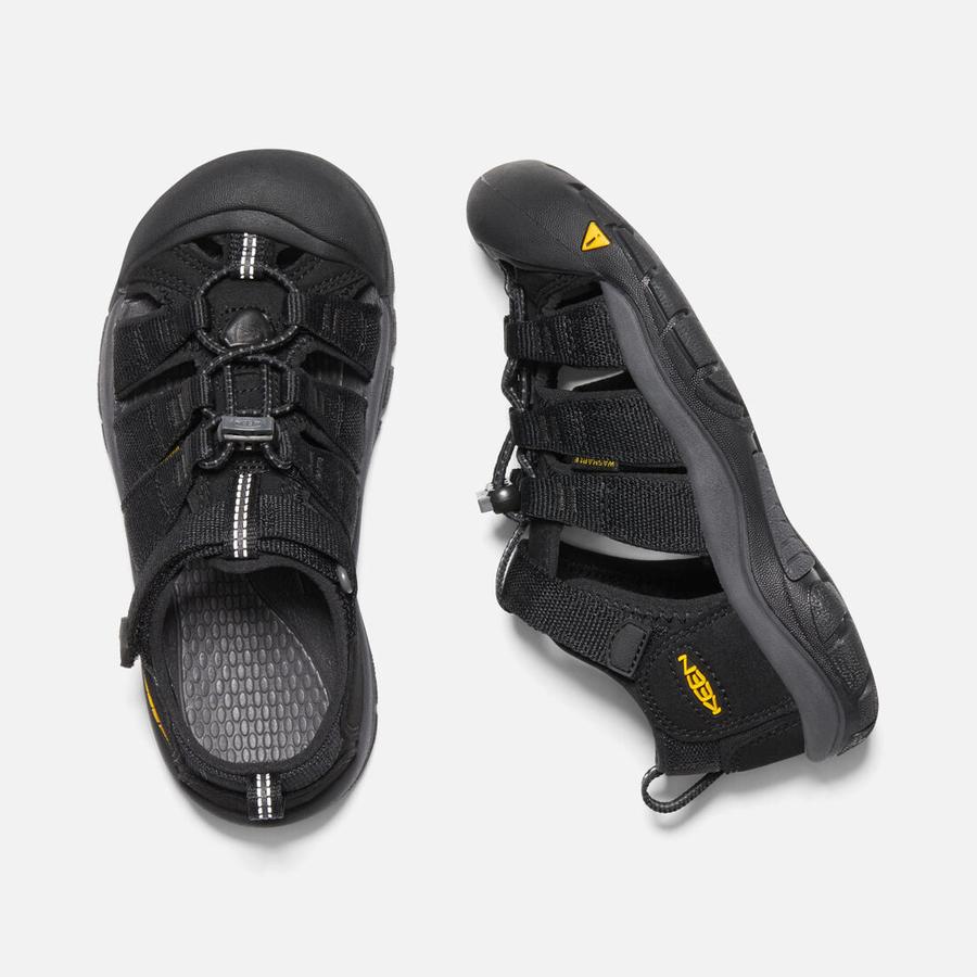 Dětské sandály Keen Newport H2 Children black/keen yellow 8 UK