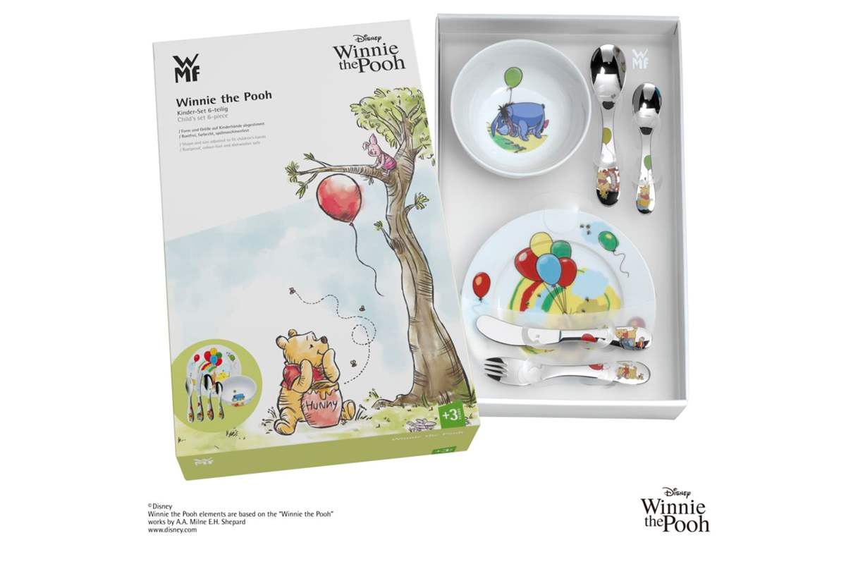 Dětský jídelní set WMF Medvídek Pú ©Disney 6 ks 1283509964