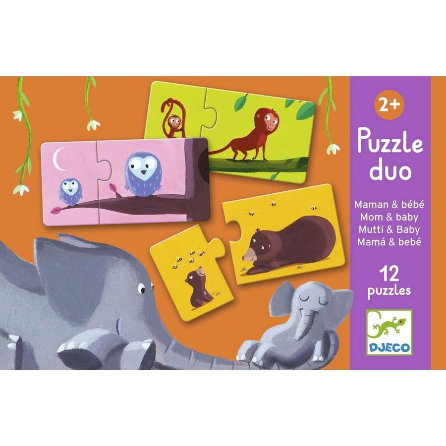 Djeco Puzzle duo Najdi mládě