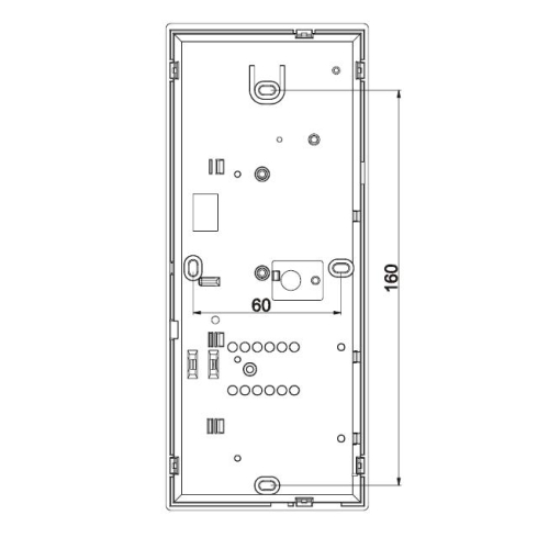 Domovní telefon TESLA 2-BUS ELEGANT bílá 4FP 211 03.201