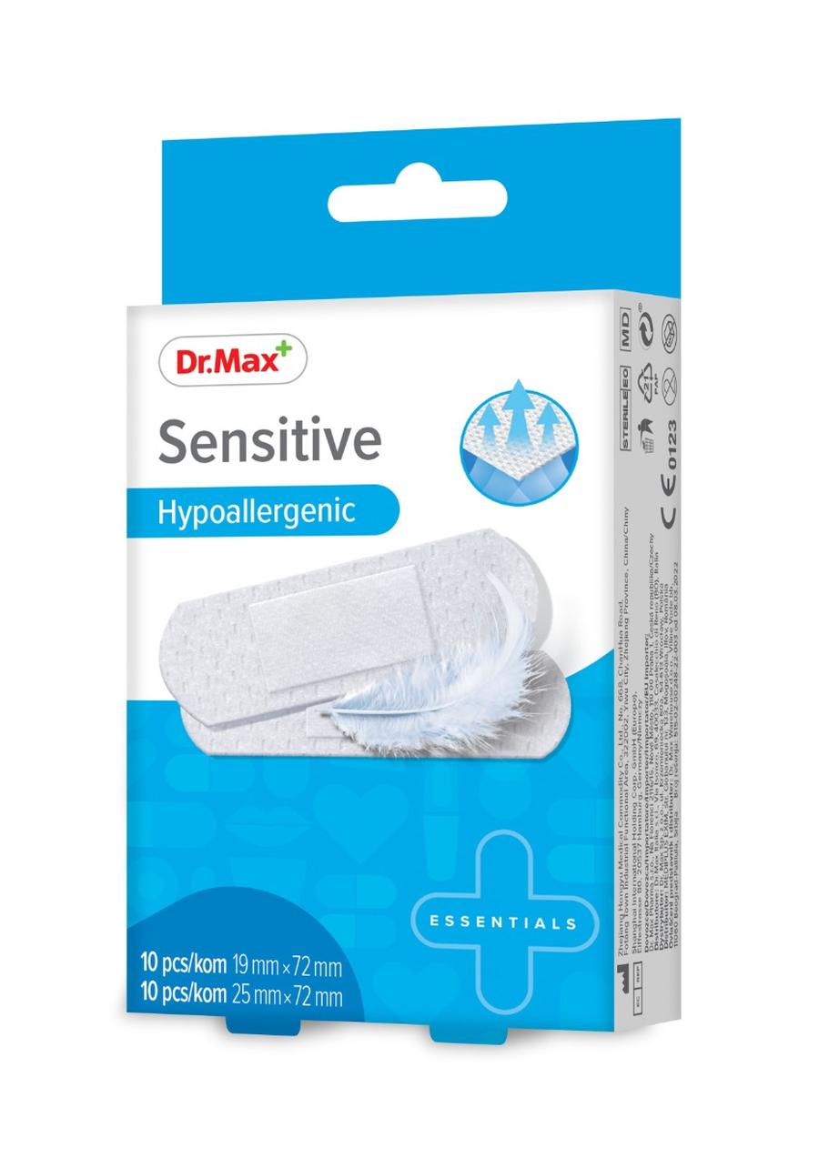 Dr. Max Sensitive Hypoallergenic 2 velikosti náplast 10 ks